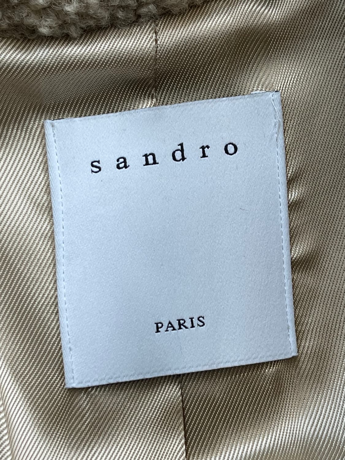 산드로 울 후디드 집 코트 상품이미지7