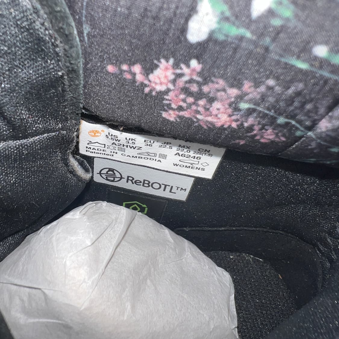 팀버랜드 루시아 웨이 6인치 참 워터프루프 블랙 누벅 부츠 상품이미지7