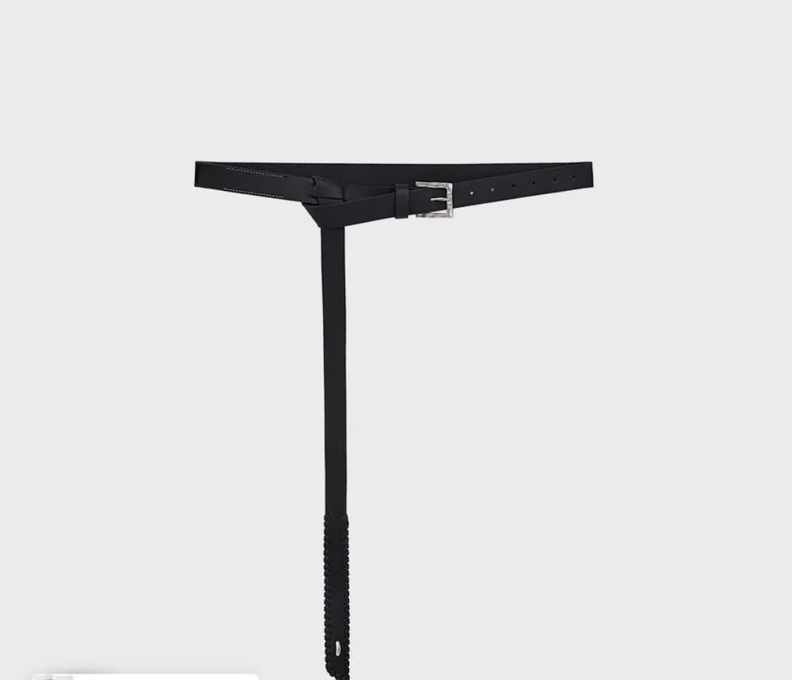 네거티브쓰리 롱벨트 블랙 상품이미지3