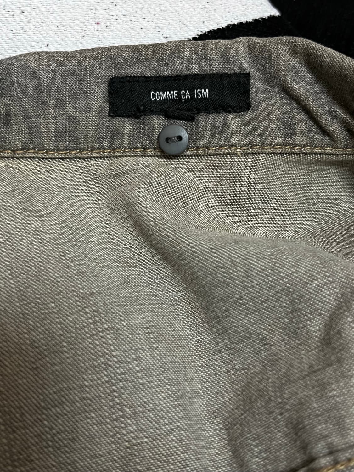 comme ca ism 꼼사이즘 그레이 데님 크롭 자켓 상품이미지4