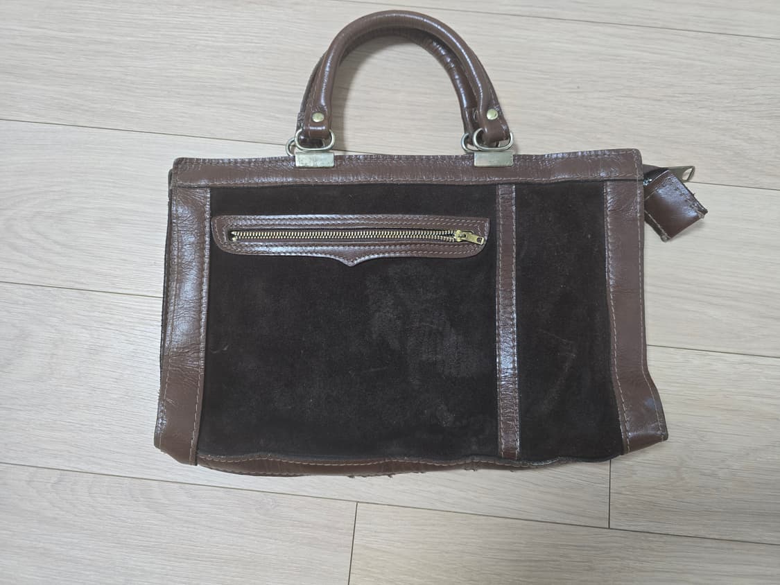 80s 빈티지 스웨이드 미니 핸드백 상품이미지1