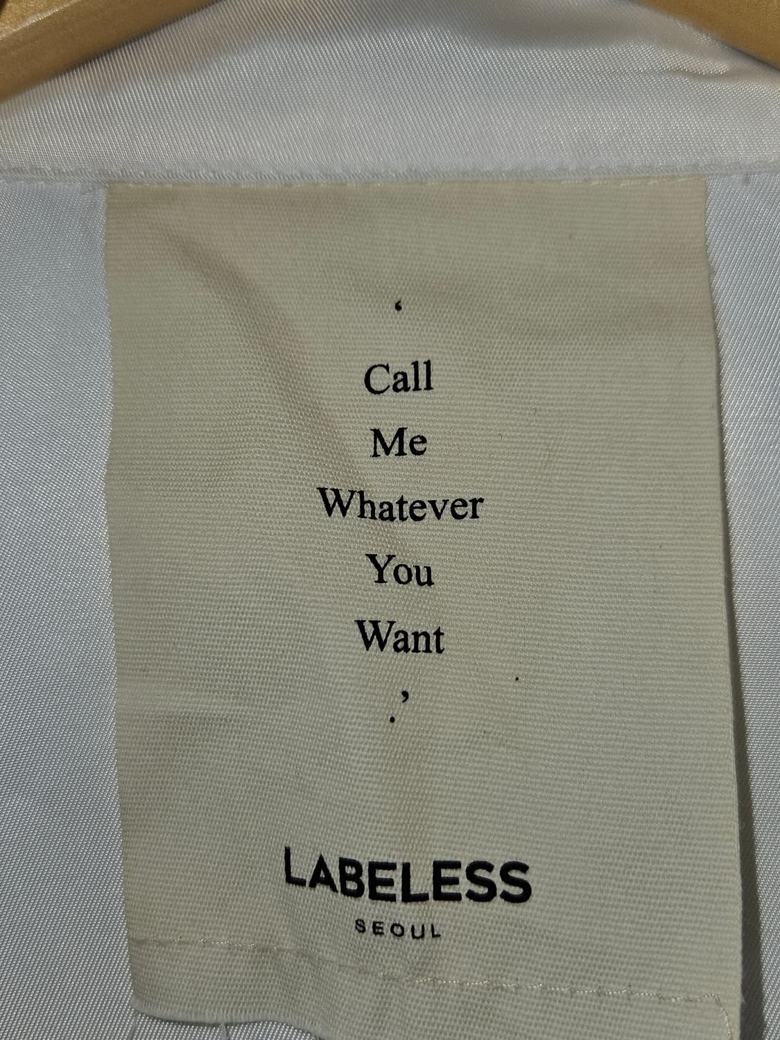 LABELESS 레이블리스 실크 스트링 우븐 바람막이 자켓 2 상품이미지3