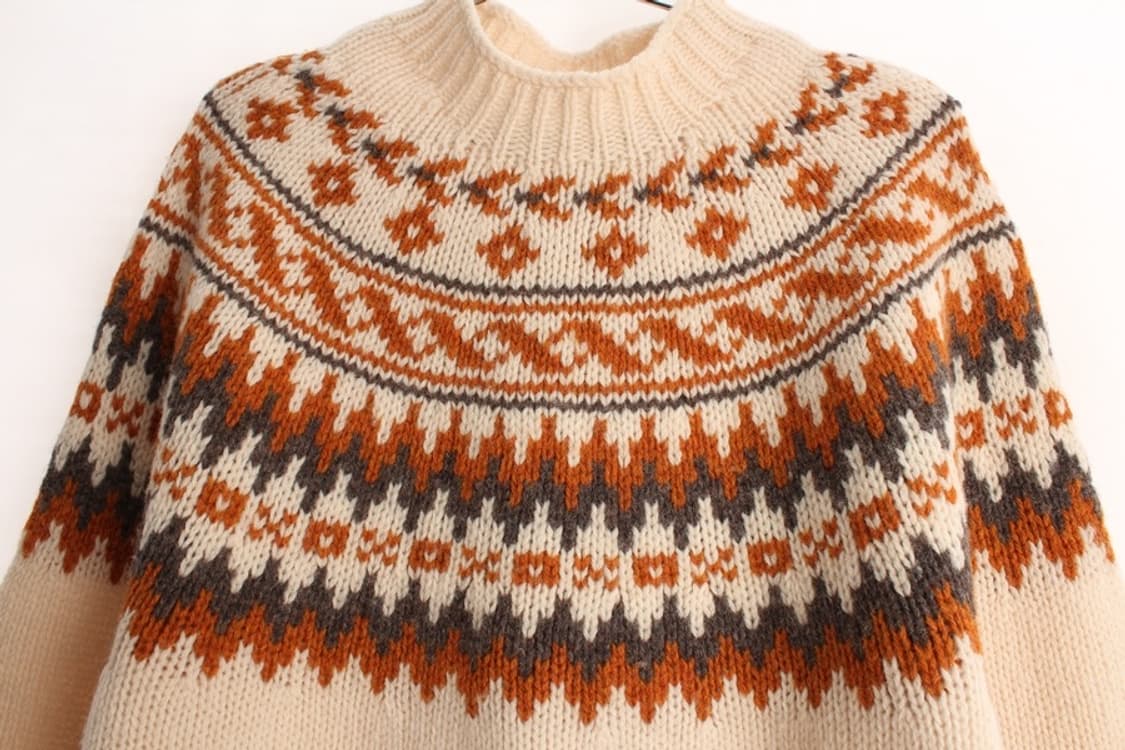 M 이스트로그 할리오브스코틀랜드 모크넥 니트 상품이미지2