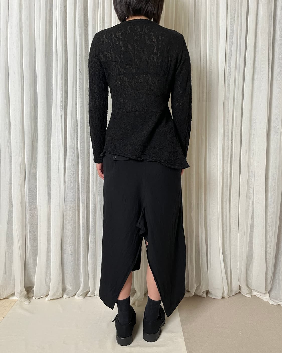 꼼데가르송 시스루 레이스 컷앤소 comme des garcons 니트 상품이미지8