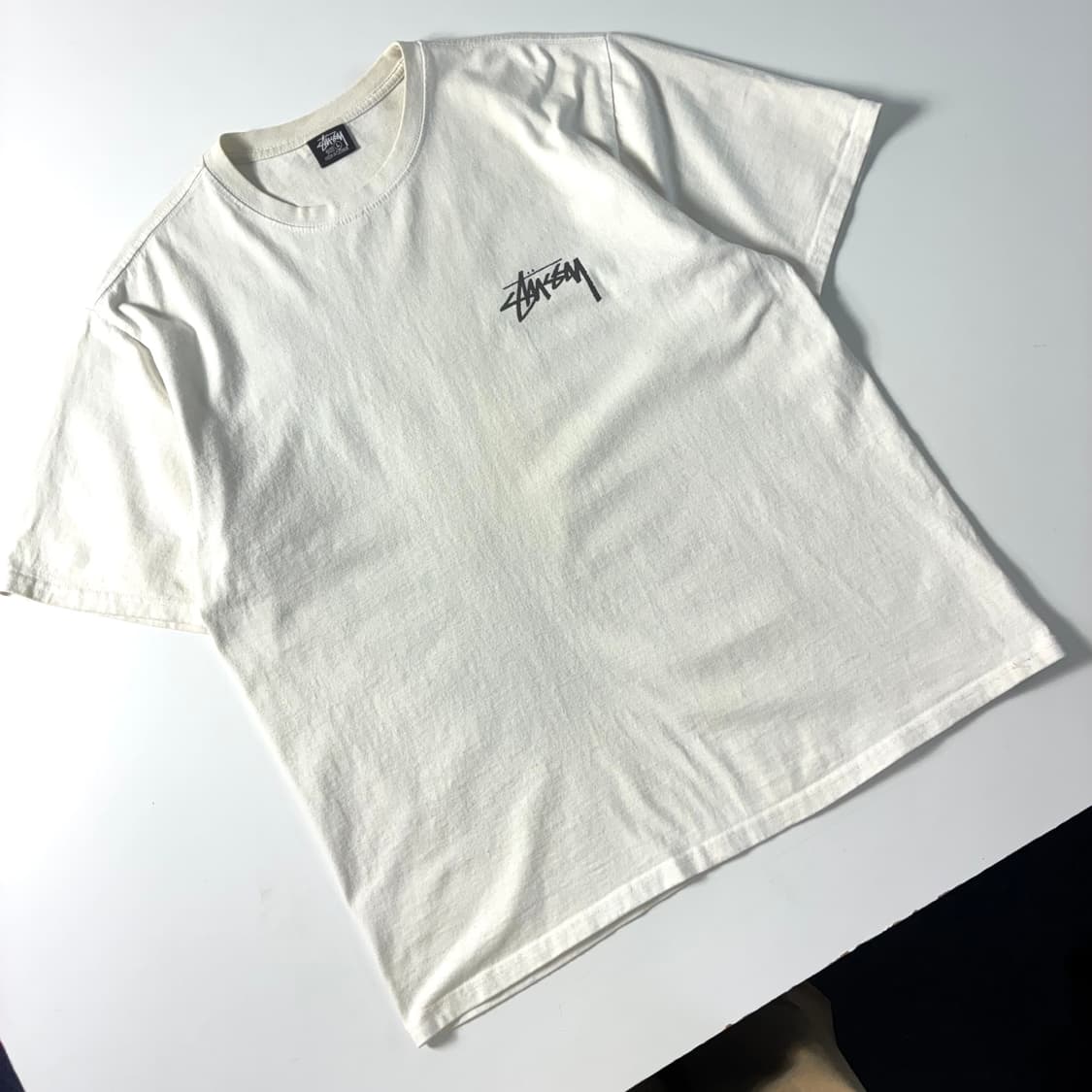 Stussy  스투시 퍼지 다이스 화이트 반팔 티셔츠  상품이미지3