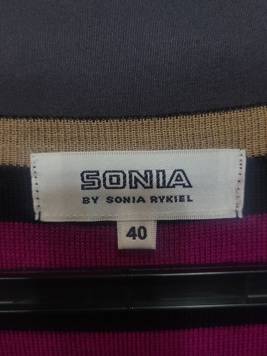 SONIA RYKIEL 소니아리키엘 스트라이프 울 실크혼방 니트 원피스 상품이미지5