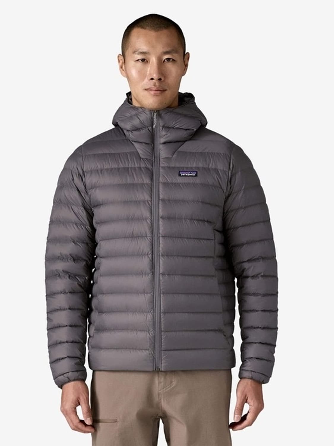 파타고니아 다운스웨터 후디 포지그레이 라지 상품이미지1