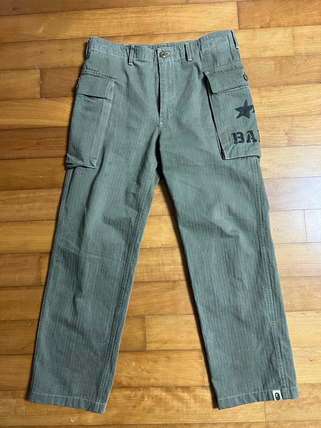 00s bape hbt 밀리터리 팬츠 상품이미지1