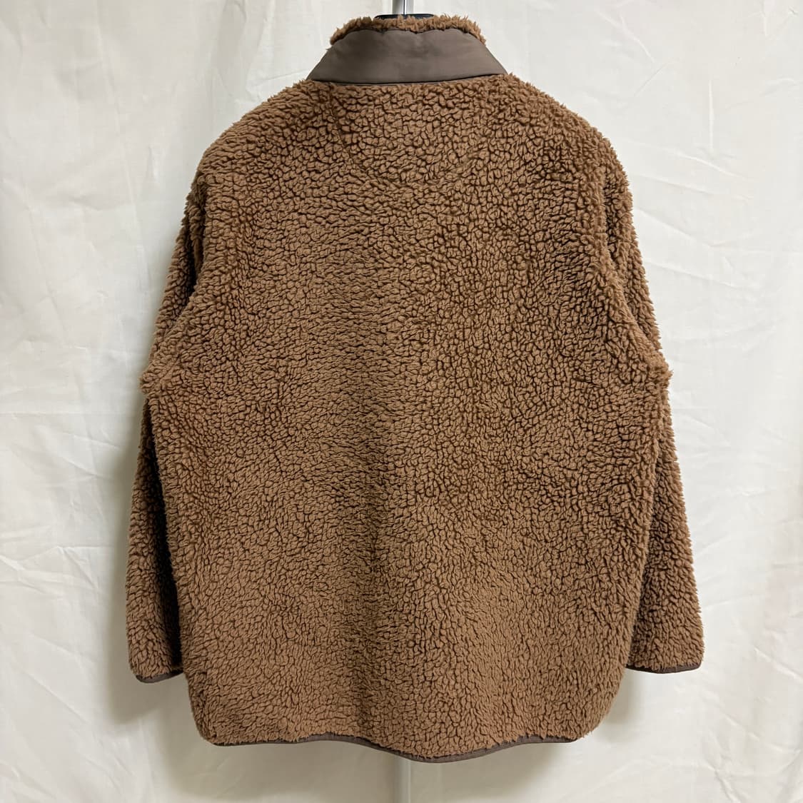 유니클로 X 화이트마운티니어링 후리스 스냅 풀오버 / 브라운, M 상품이미지7