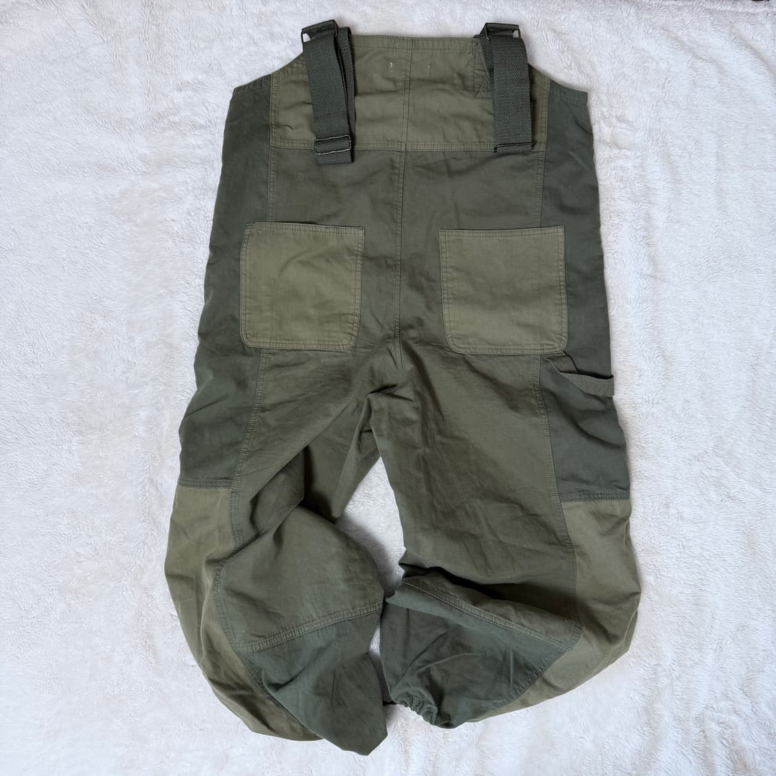 Nico And 워크웨어 아메카지 모리걸 카고 패치 오버롤 상품이미지3