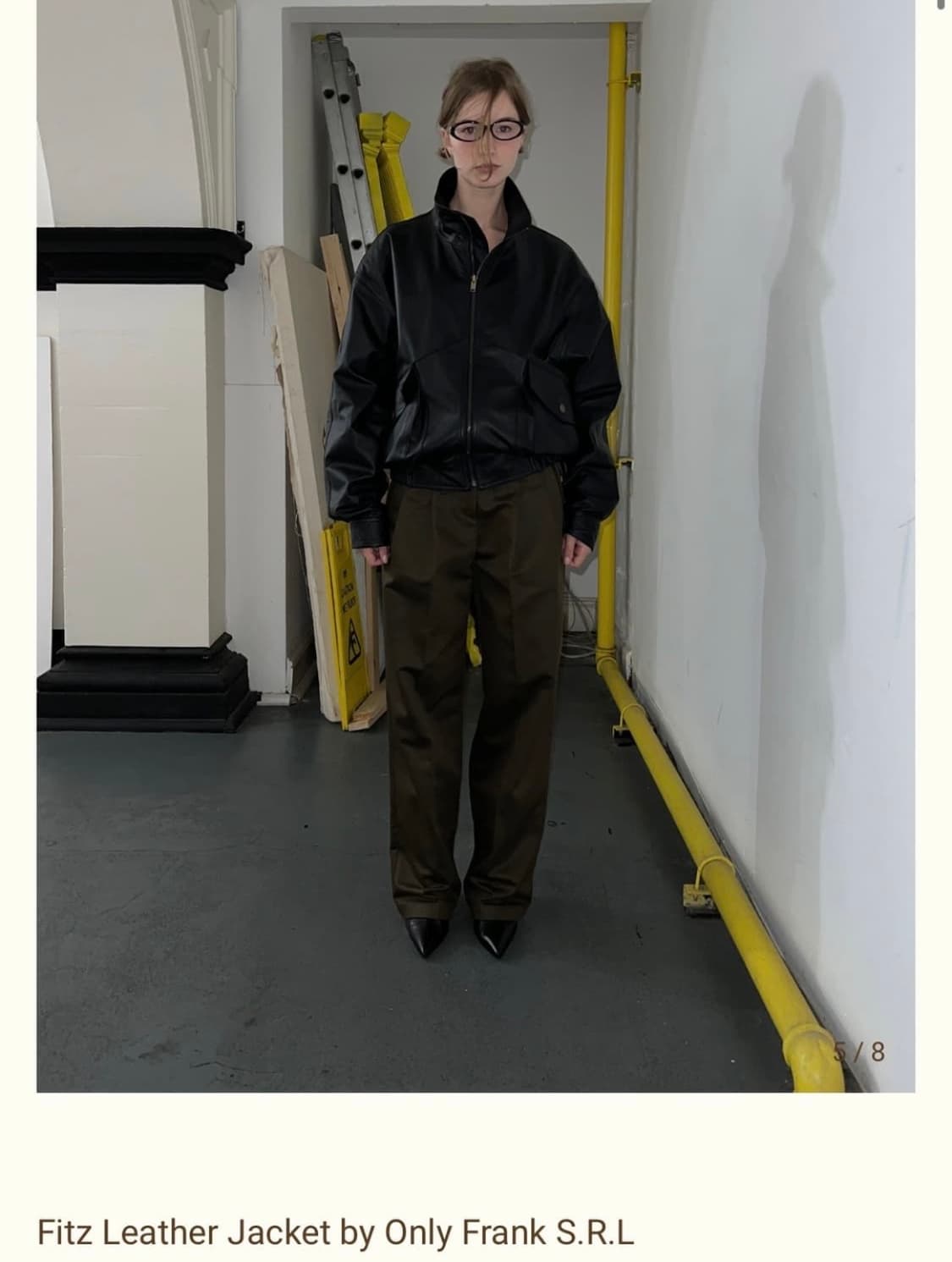 리본빛 fitz 레더자켓 상품이미지2