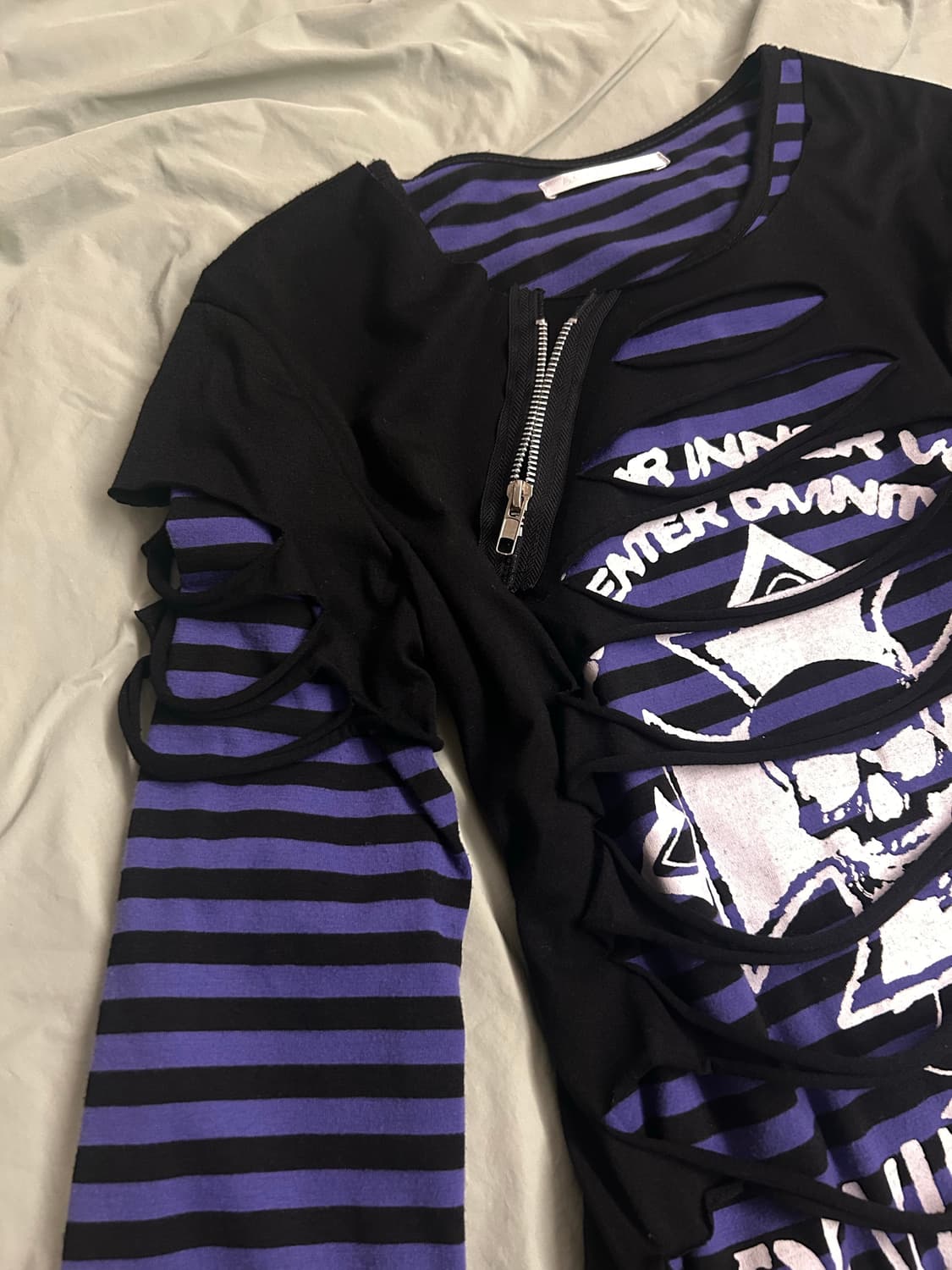 ACDC RAG 그런지 펑크 나나 티셔츠 와이즈걸 상품이미지3