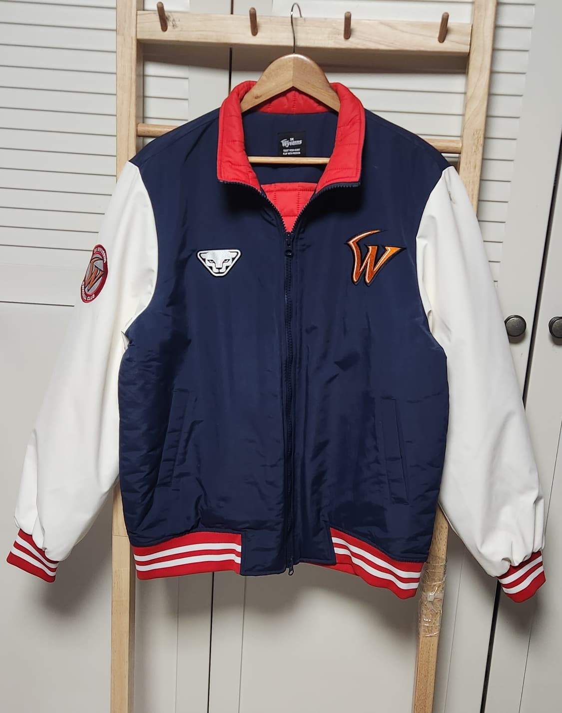 2XL KBO 다이나핏 SK와이번스 어센틱 동계(누빔자켓) 상품이미지4