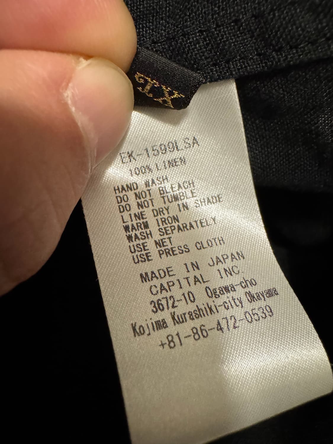 캐피탈 린넨 스티치셔츠 상품이미지6