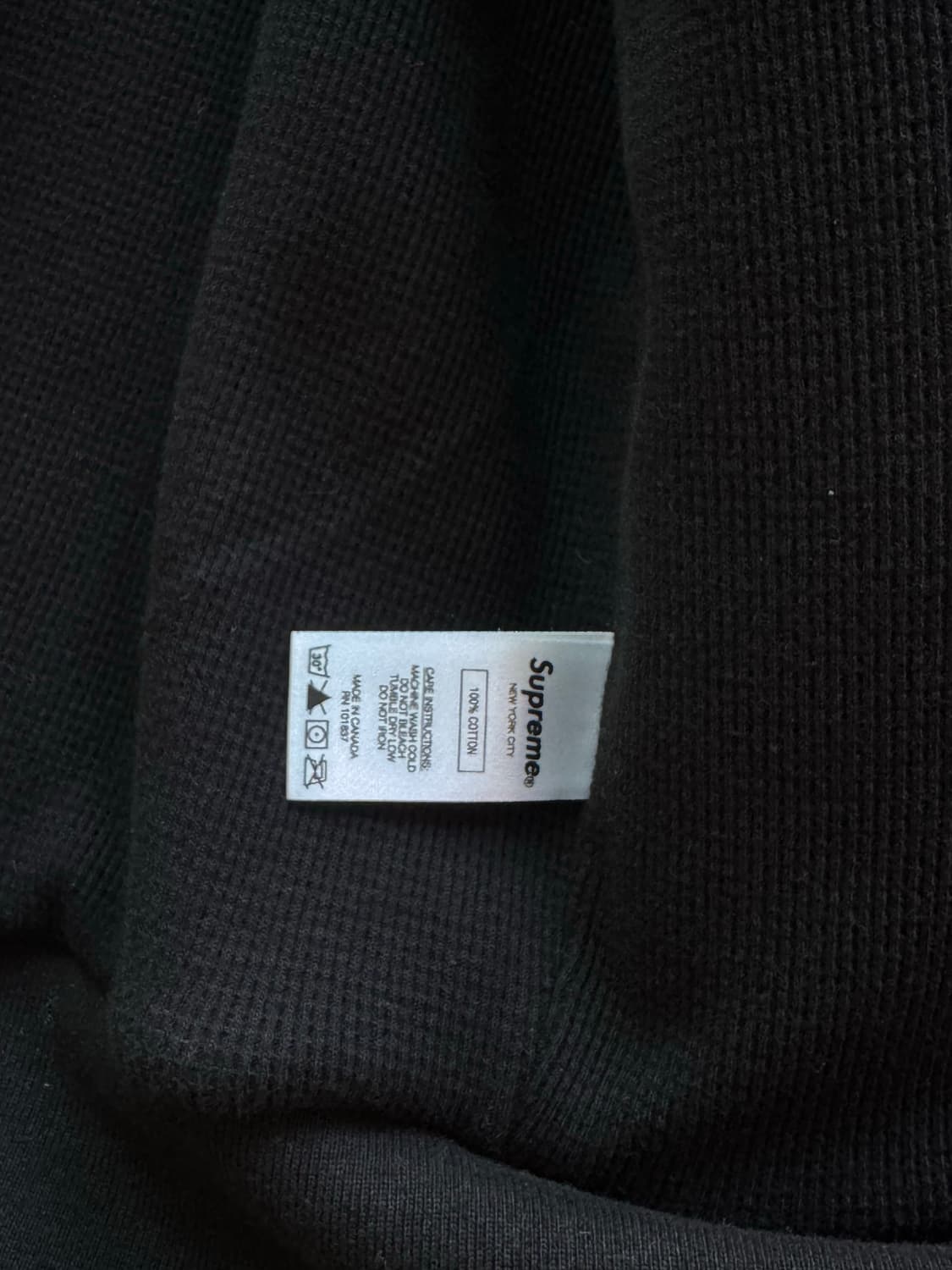 슈프림 19AW/Thermal Zip Up Hooded Sweatshir 상품이미지8