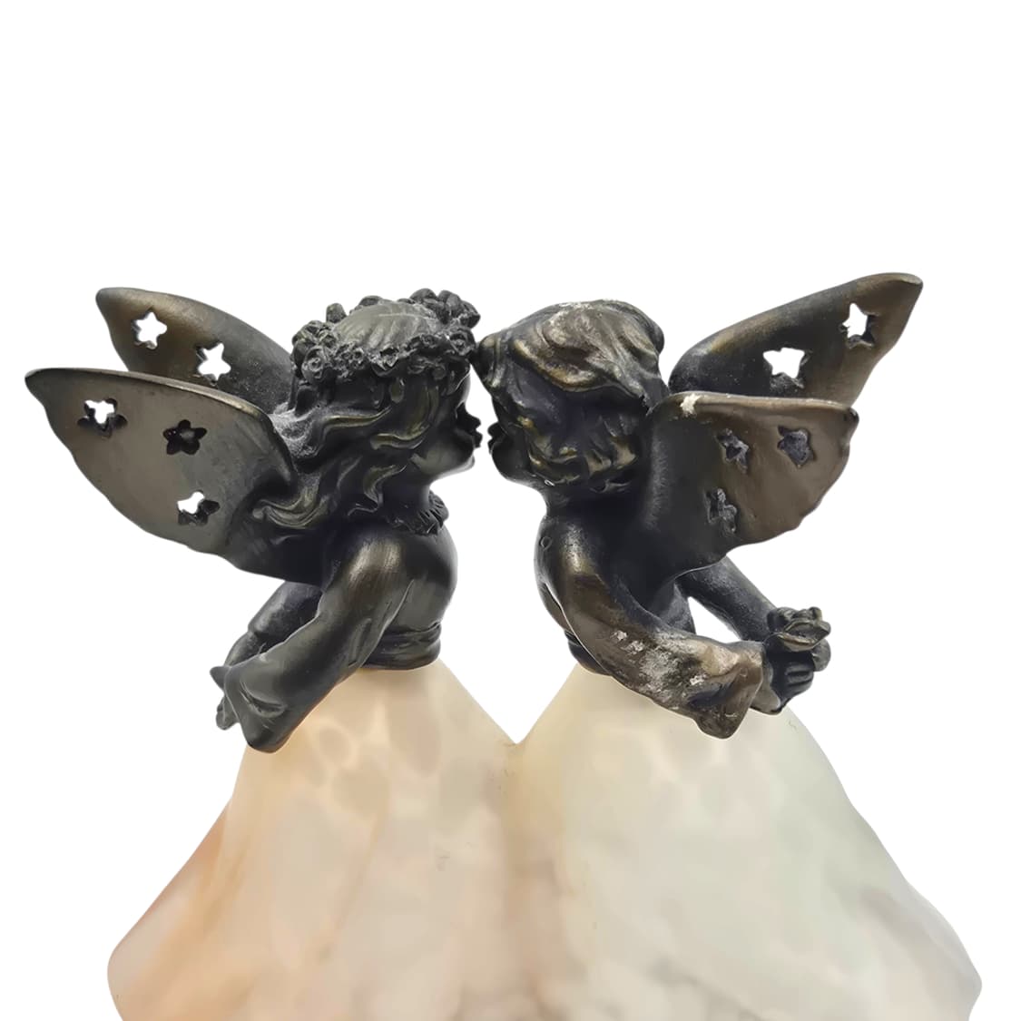 90s 엔틱 천사 유리 공예 마블 램프 상품이미지4