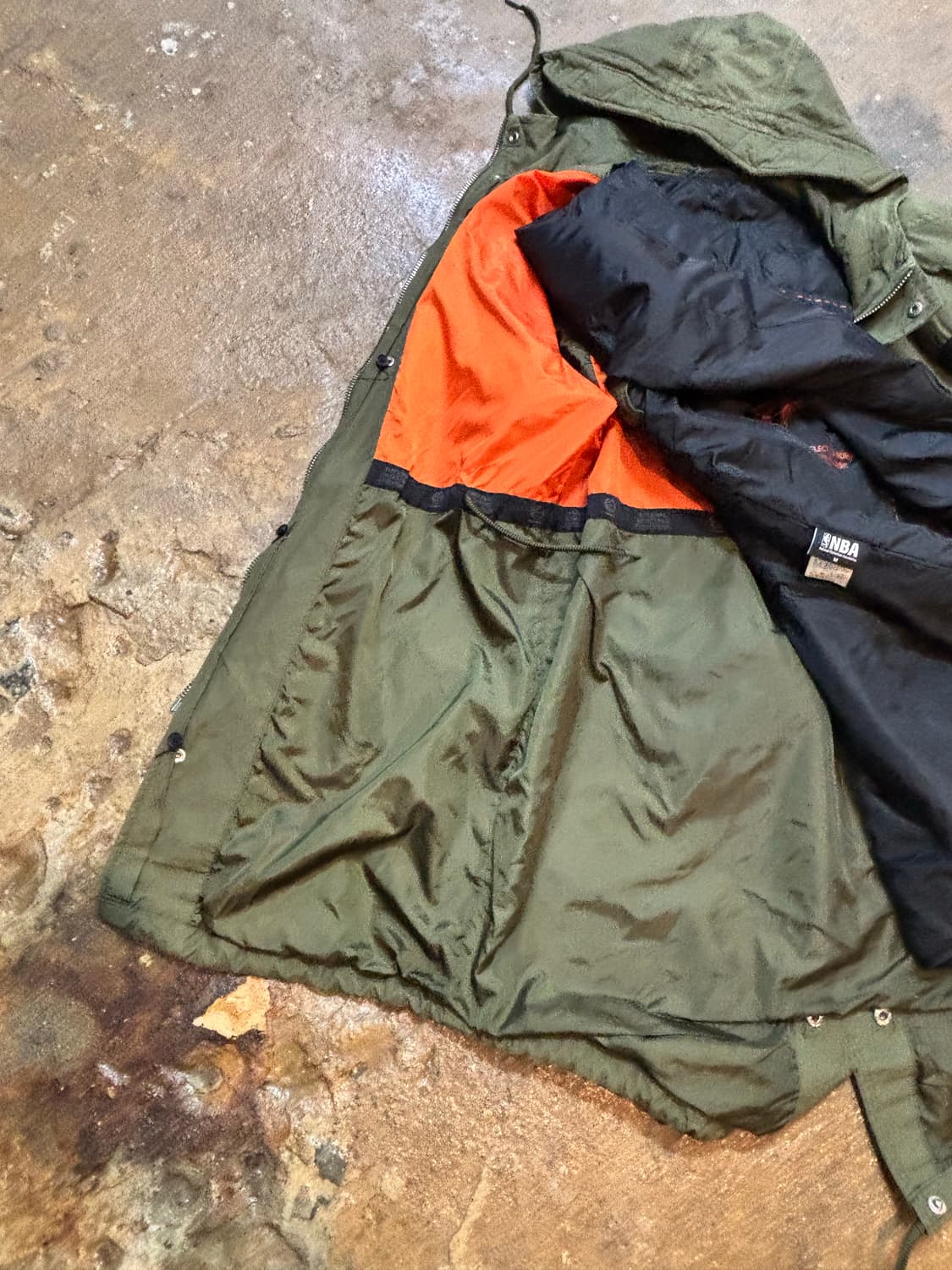 NBA 시카고불스 카키 야상(내피 분리 가능)  상품이미지7