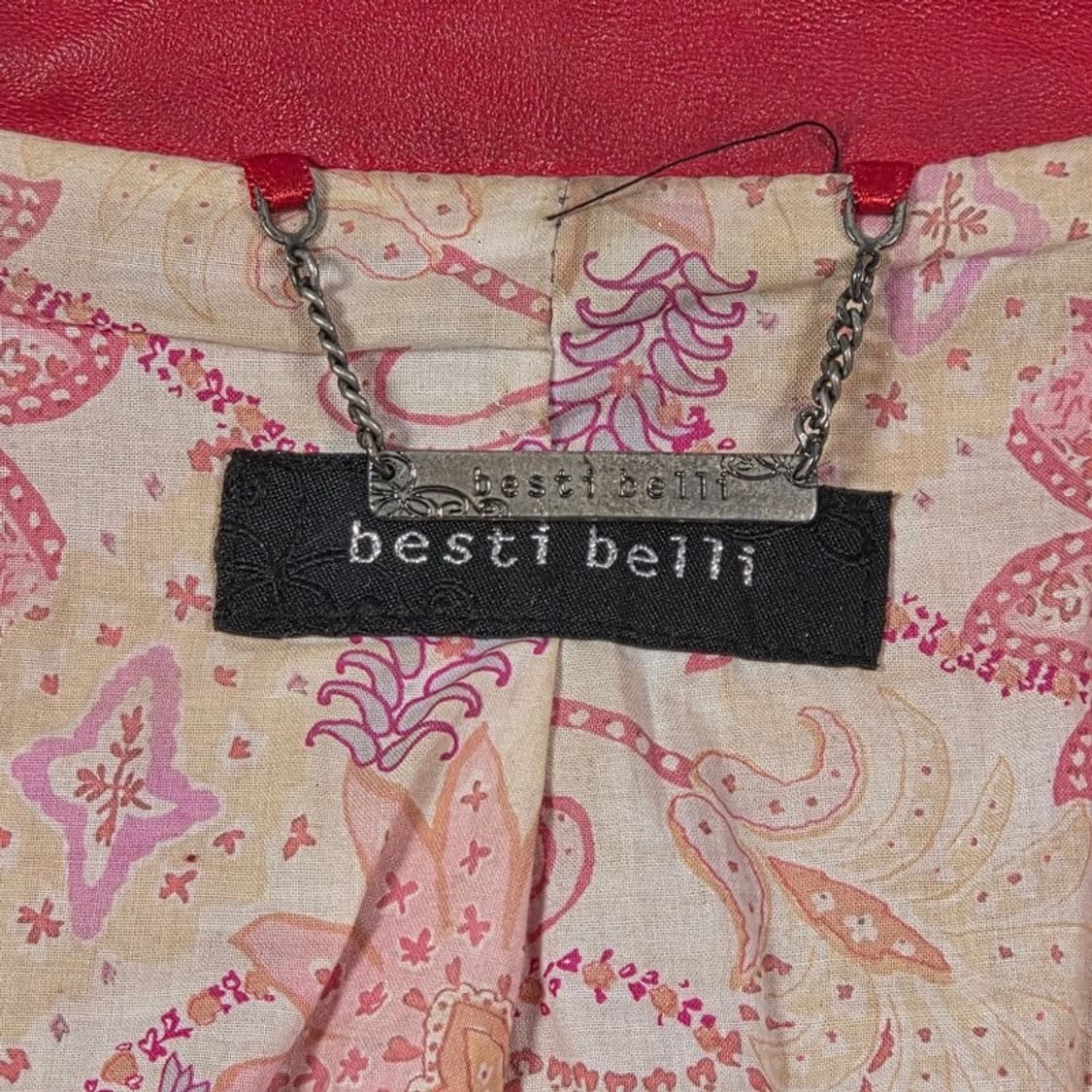 베스띠벨리 리얼 양가죽 페이즐리 라이닝 자켓 66 상품이미지6