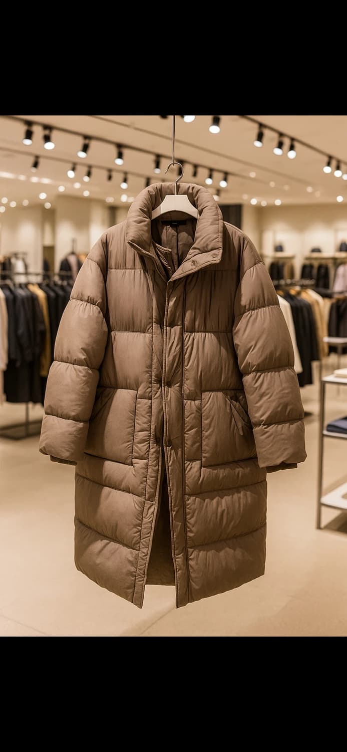 자라 롱패딩 xl 상품이미지8