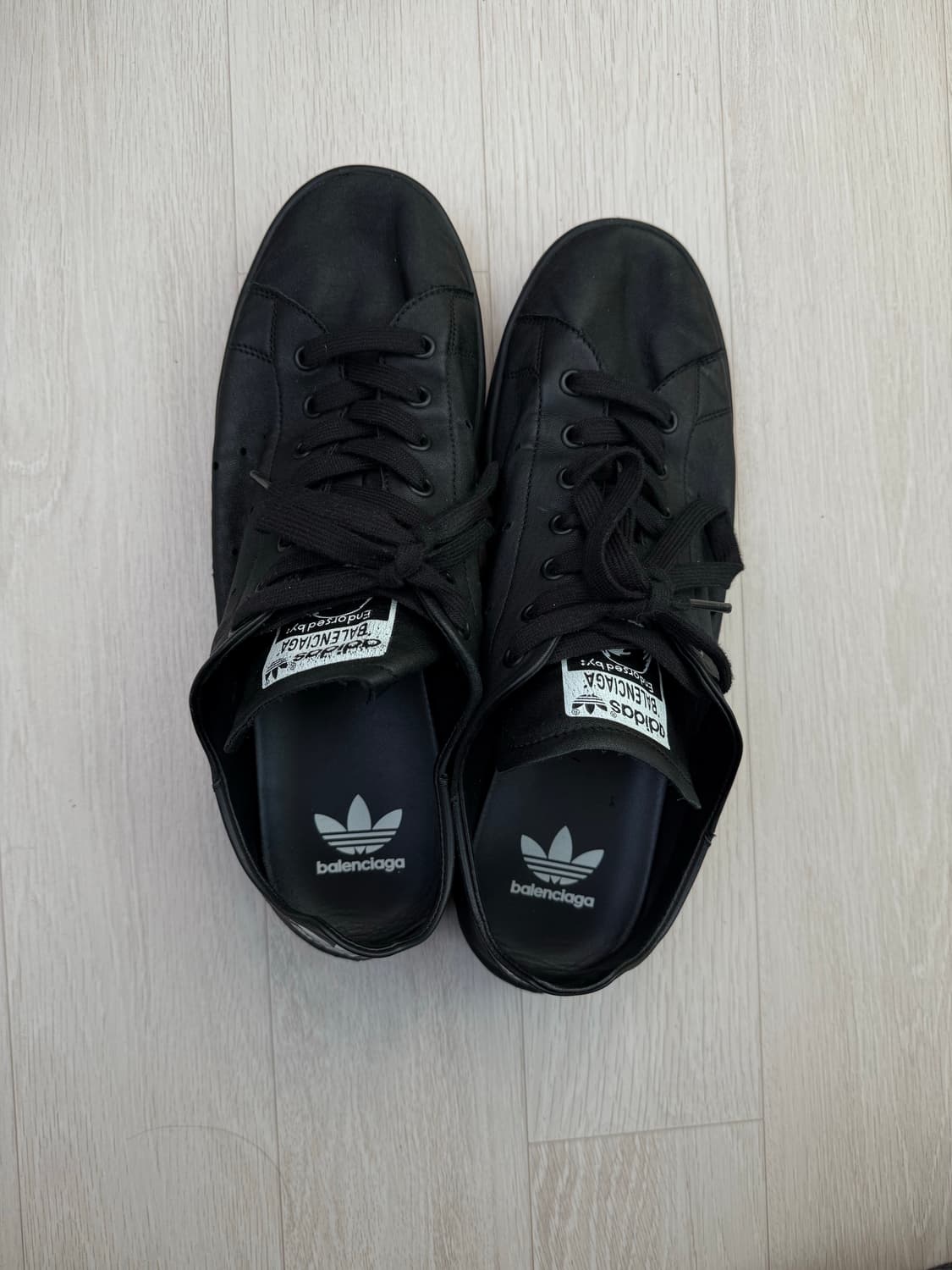 발렌시아가 아디다스 스탠스미스 블랙 43사이즈 상품이미지2