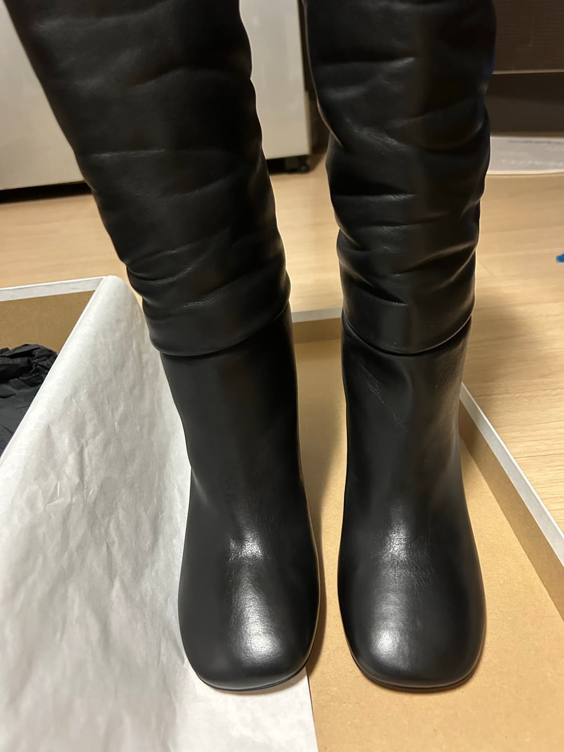 Arket knee high leather boots 상품이미지6