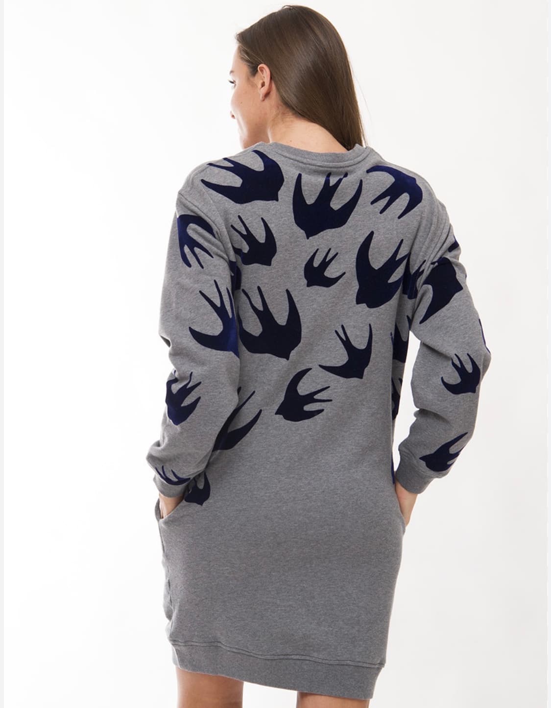 MCQ 알랙산더 맥퀸 스왈로우 스웻셔츠 드레스 상품이미지2