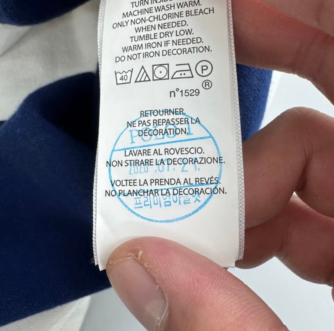 폴로 랄프로렌 빅로고 럭비티 상품이미지3