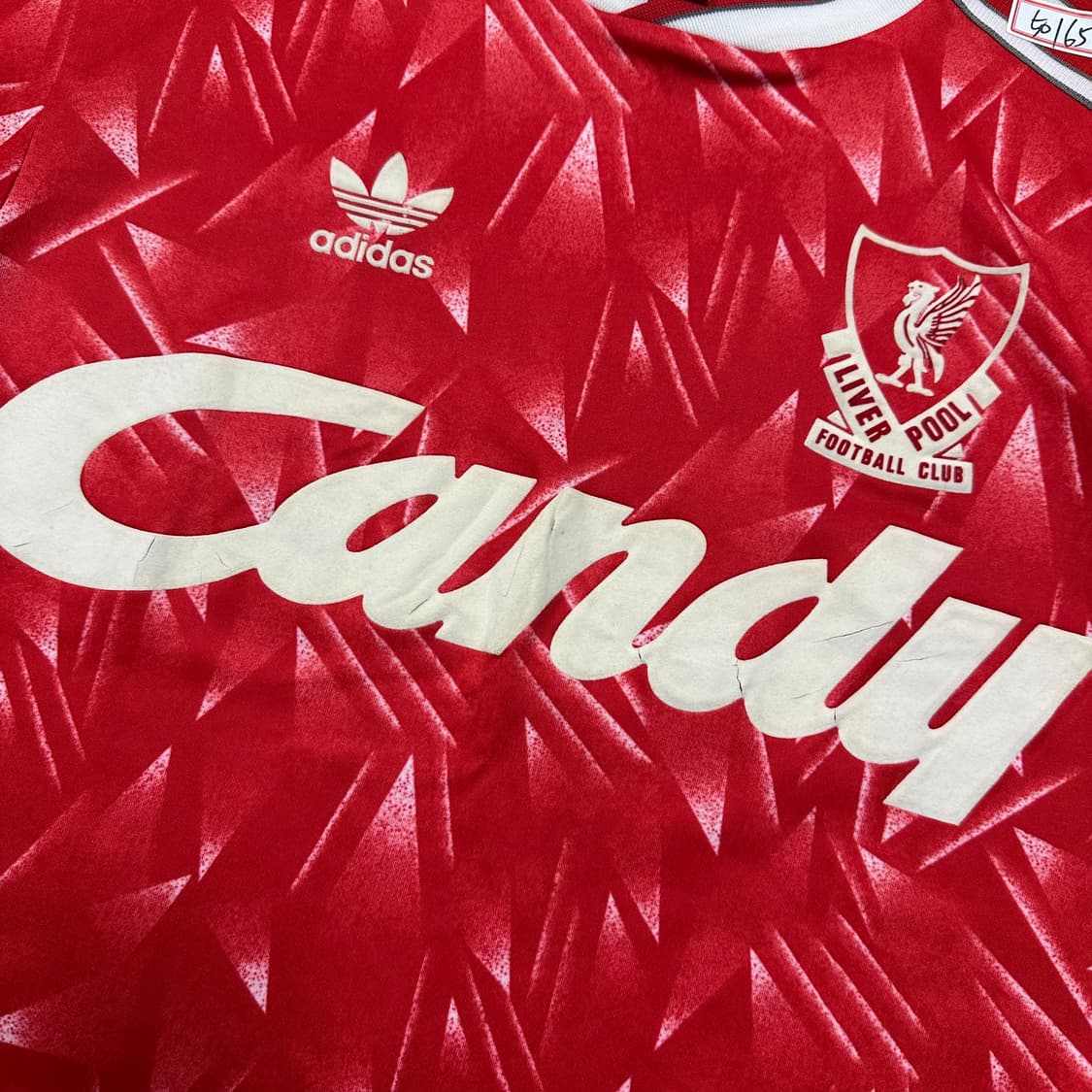 ✨ (바배) 아디다스 89-91 리버풀 레트로 올드 축구 유니폼  상품이미지5