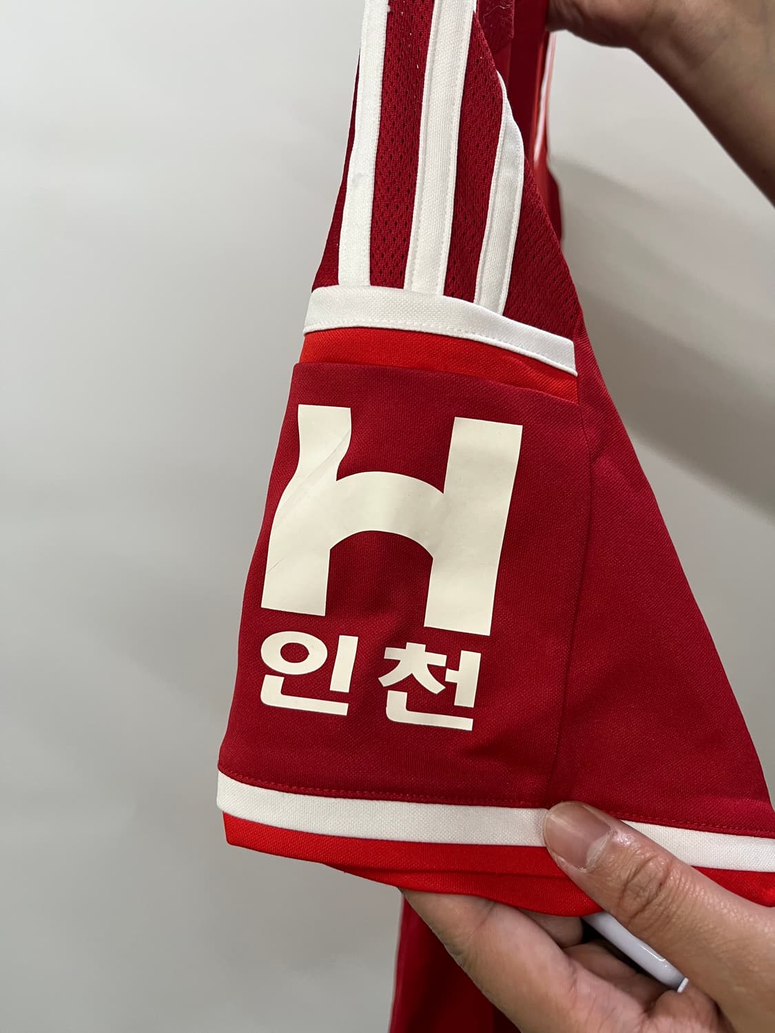 아디다스 인천 현대제철 레드앤젤스 축구 유니폼 110 사이즈 상품이미지3
