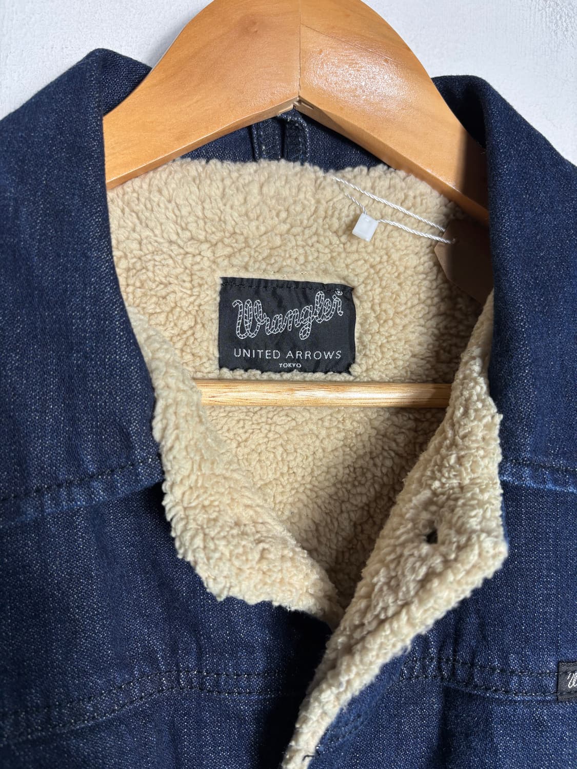 wrangler 랭글러X유나이티드 애로우즈 시어링 안감 진청 데님 자켓 상품이미지4