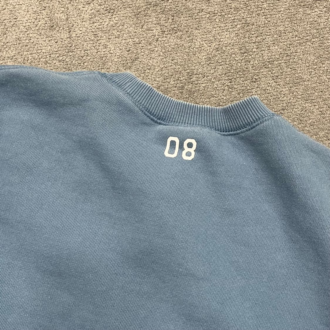 L 커버낫 로고 맨투맨 하늘색 상품이미지4