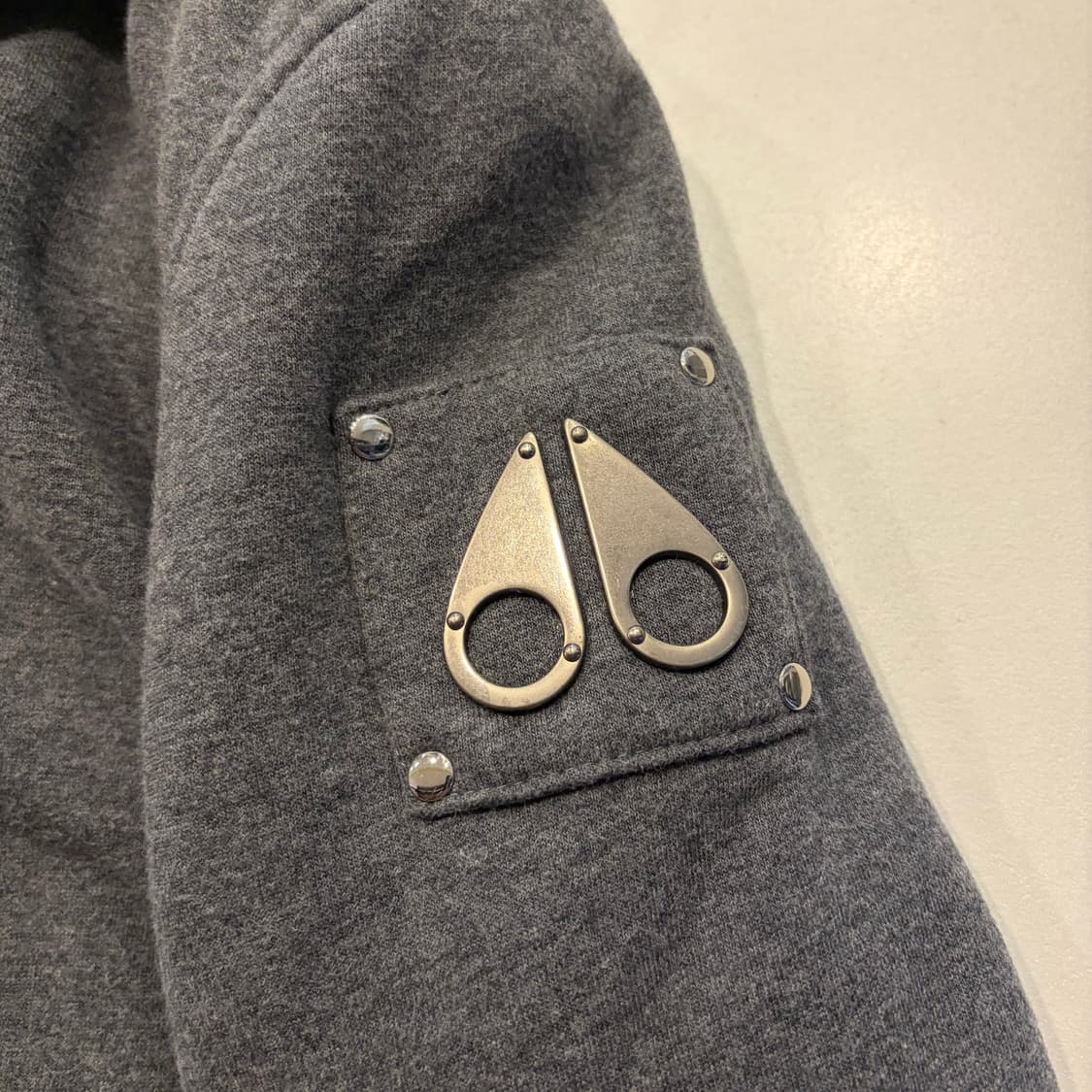 [S] 무스너클 버니스웨터 후드집업 그레이 퍼 안감 D677 상품이미지7