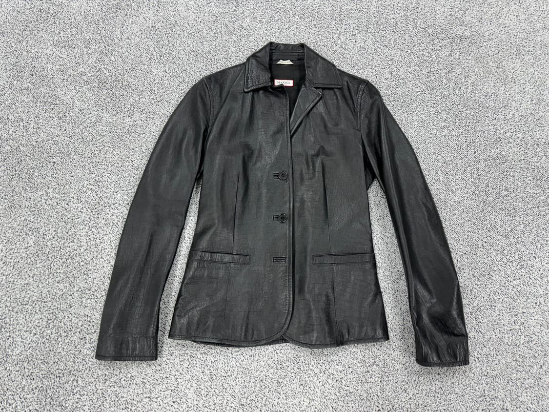 막스마라 막스엔코 3버튼 양가죽 자켓 상품이미지1