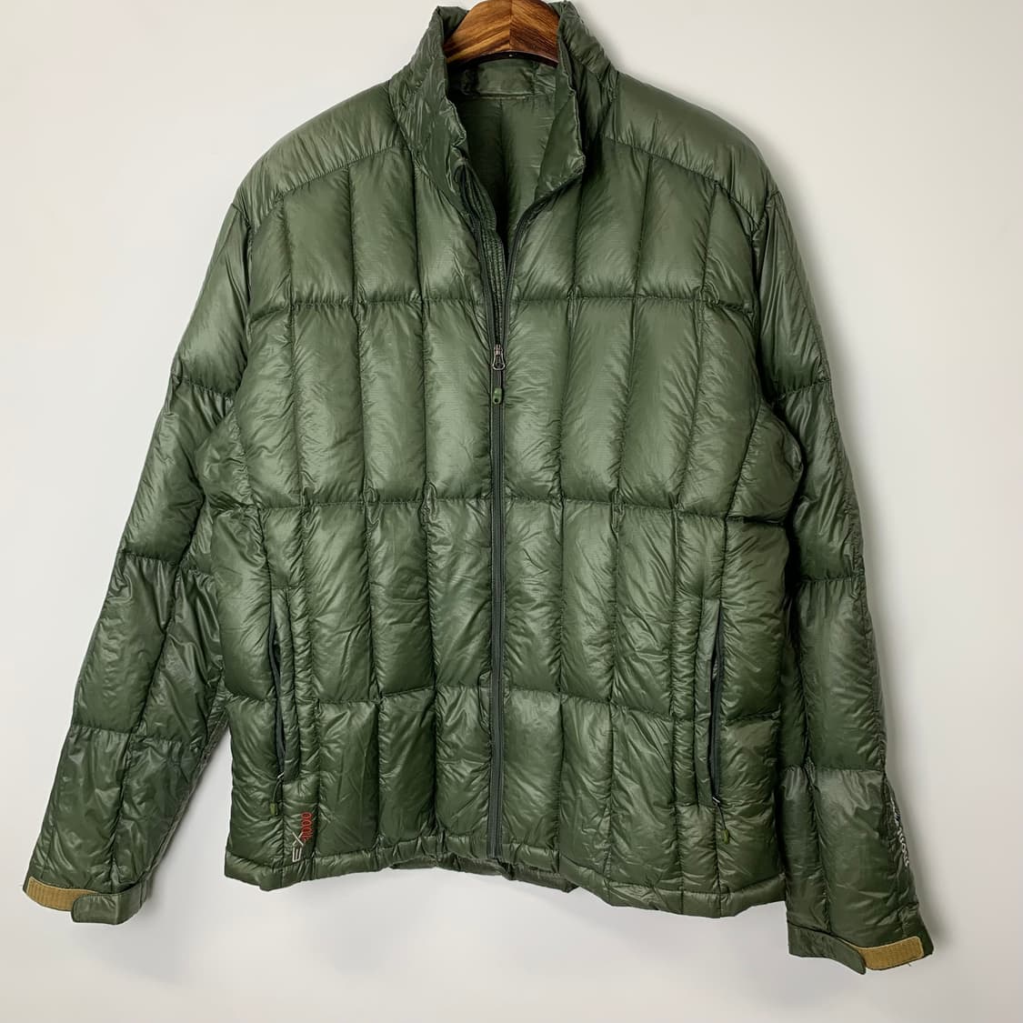 몽벨 플라즈마 ex1000 카키 경량 퀼팅 패딩 상품이미지2