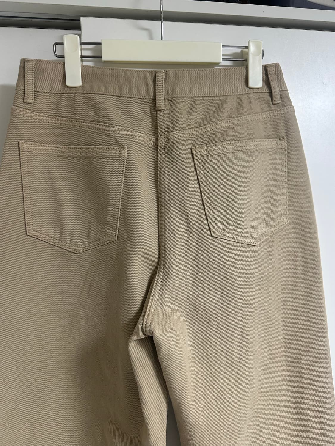 le17septembre 에센셜 스트레이트 데님 팬츠 베이지 상품이미지4