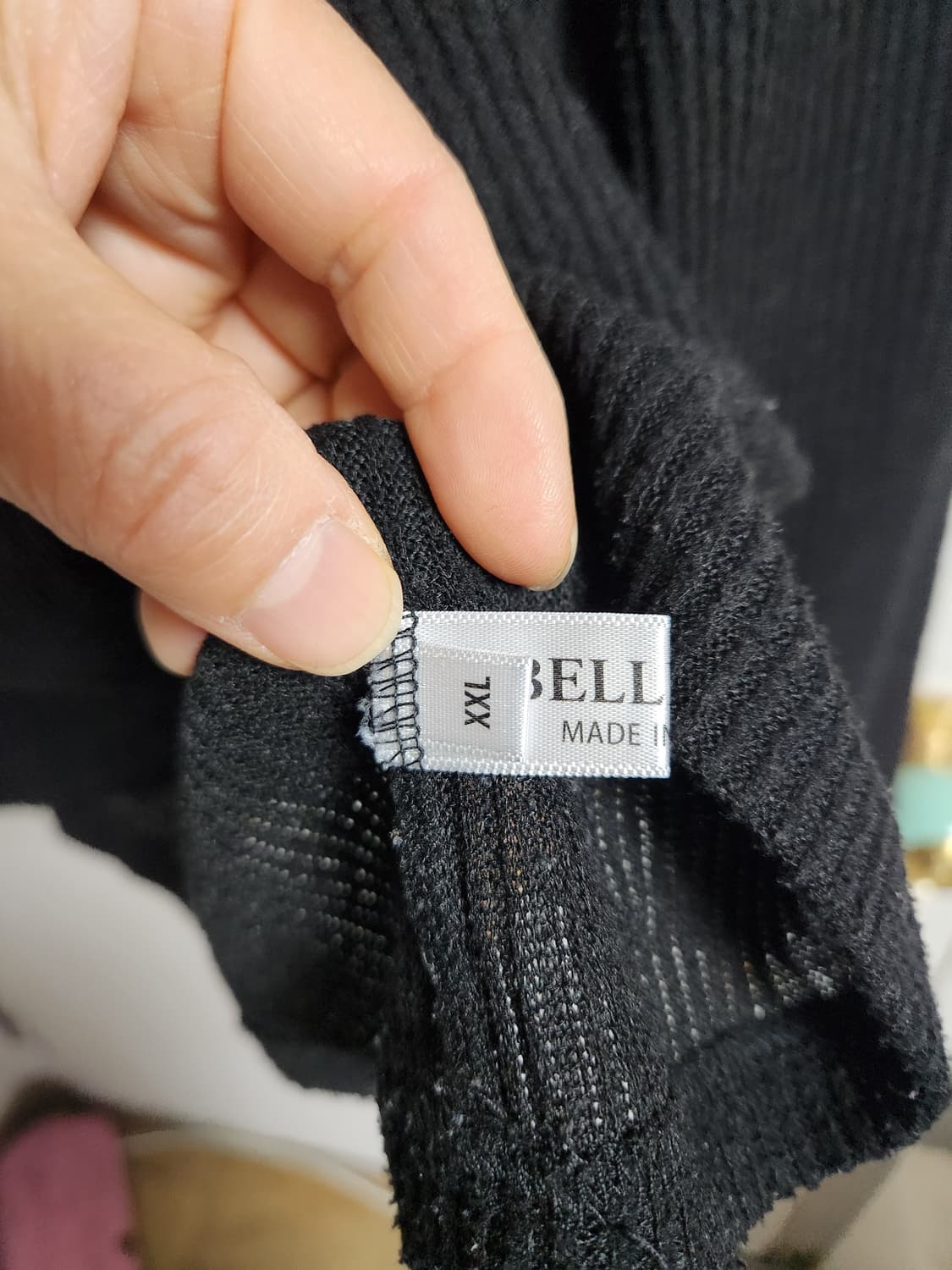 남성 얇은 골지 폴라 니트 긴팔티 100~105 상품이미지4