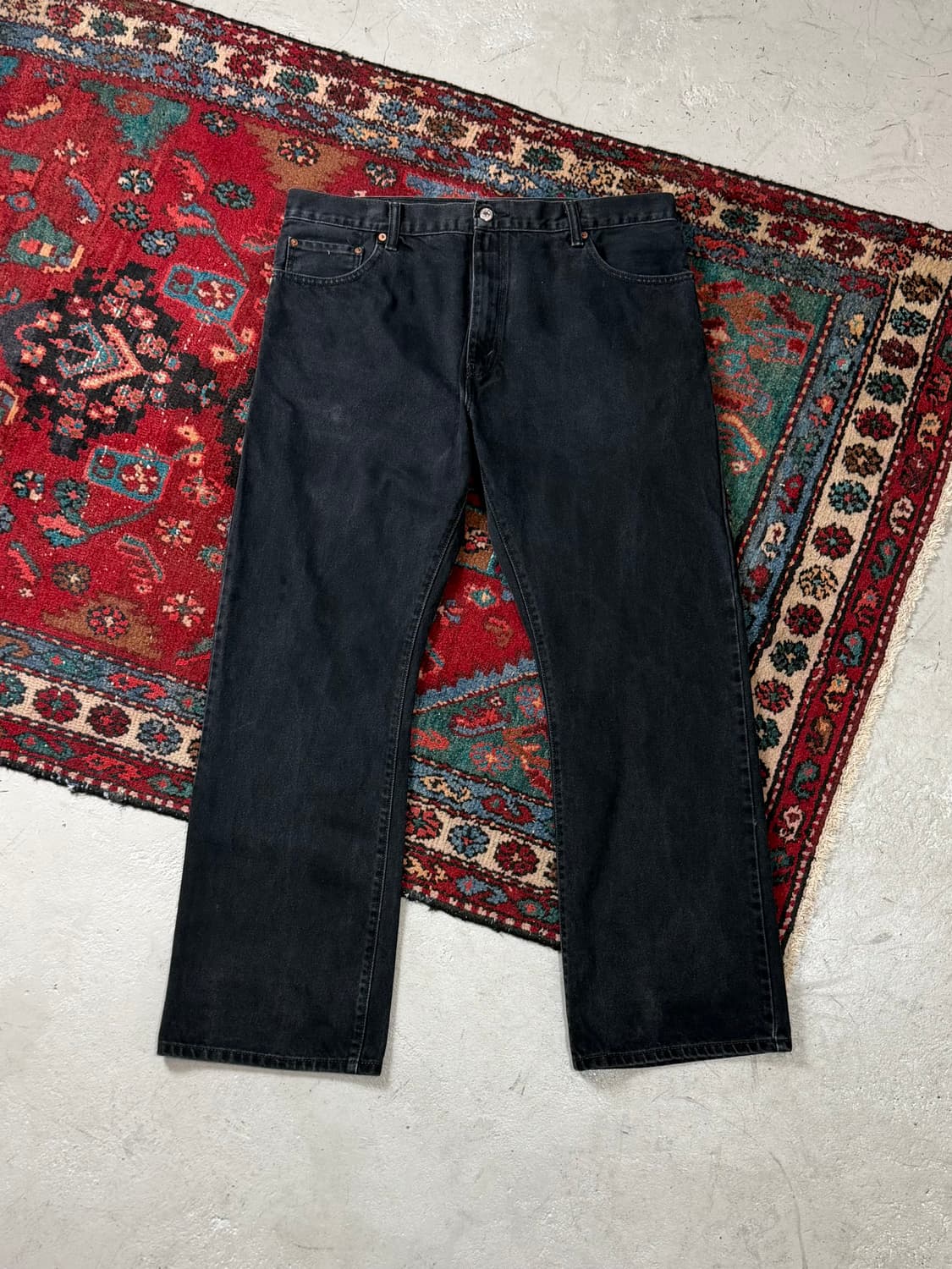 00's 빈티지 리바이스 517 블랙 부츠컷 플레어진 상품이미지2