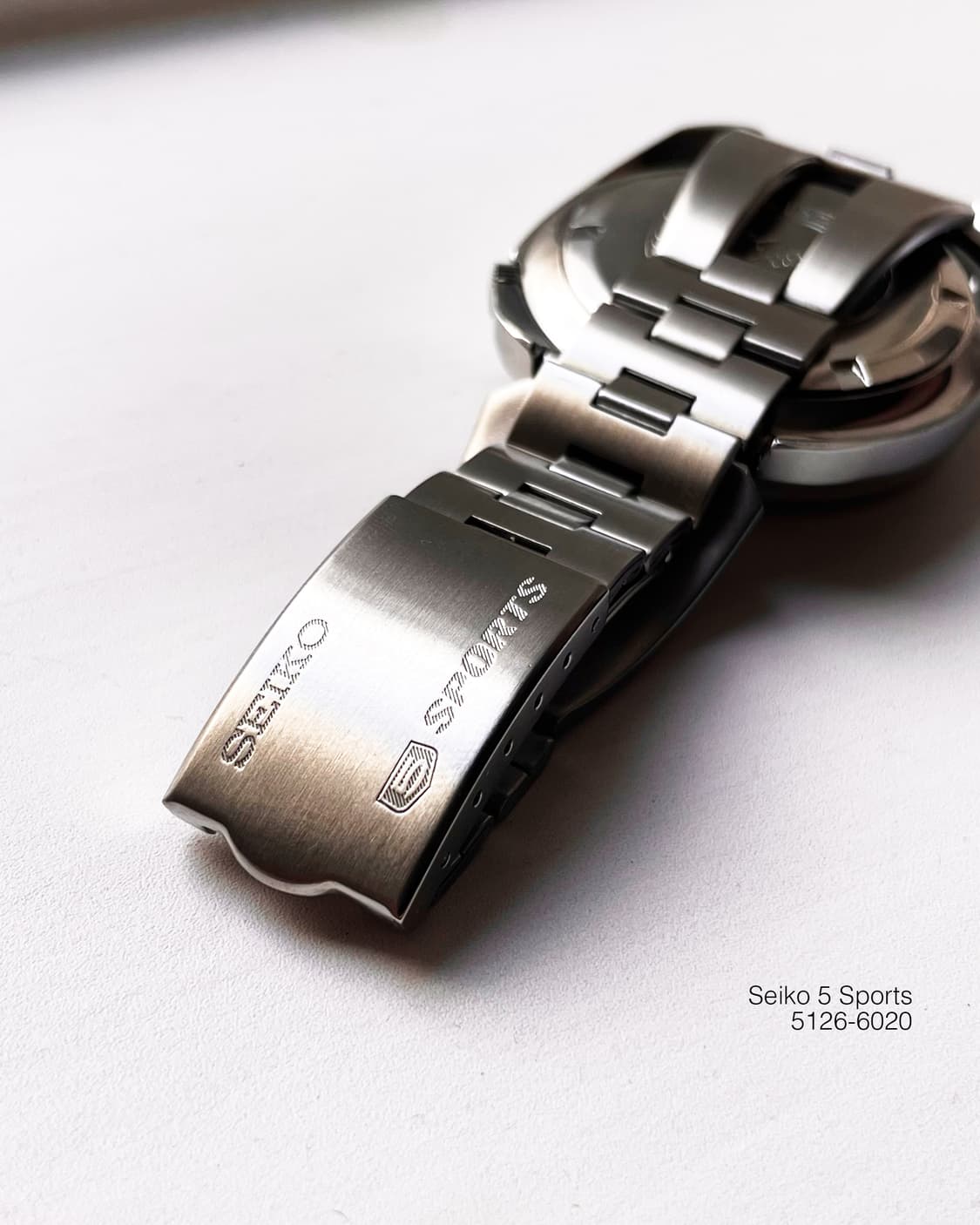 세이코 5 스포츠 JDM 5126-6010 빈티지 오토매틱 시계 상품이미지5