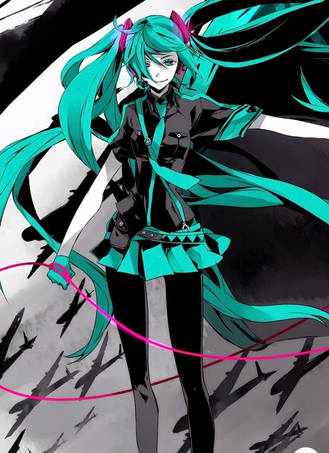 미쿠 코스프레 세트  상품이미지1