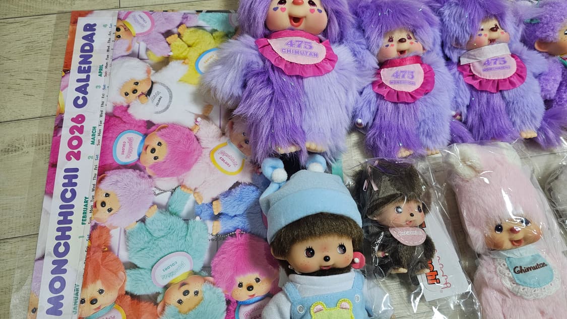 희귀)세키구치 몬치치 인형 키링 소니엔젤 히퍼(시나코.녹차.베어치치 등) 상품이미지5