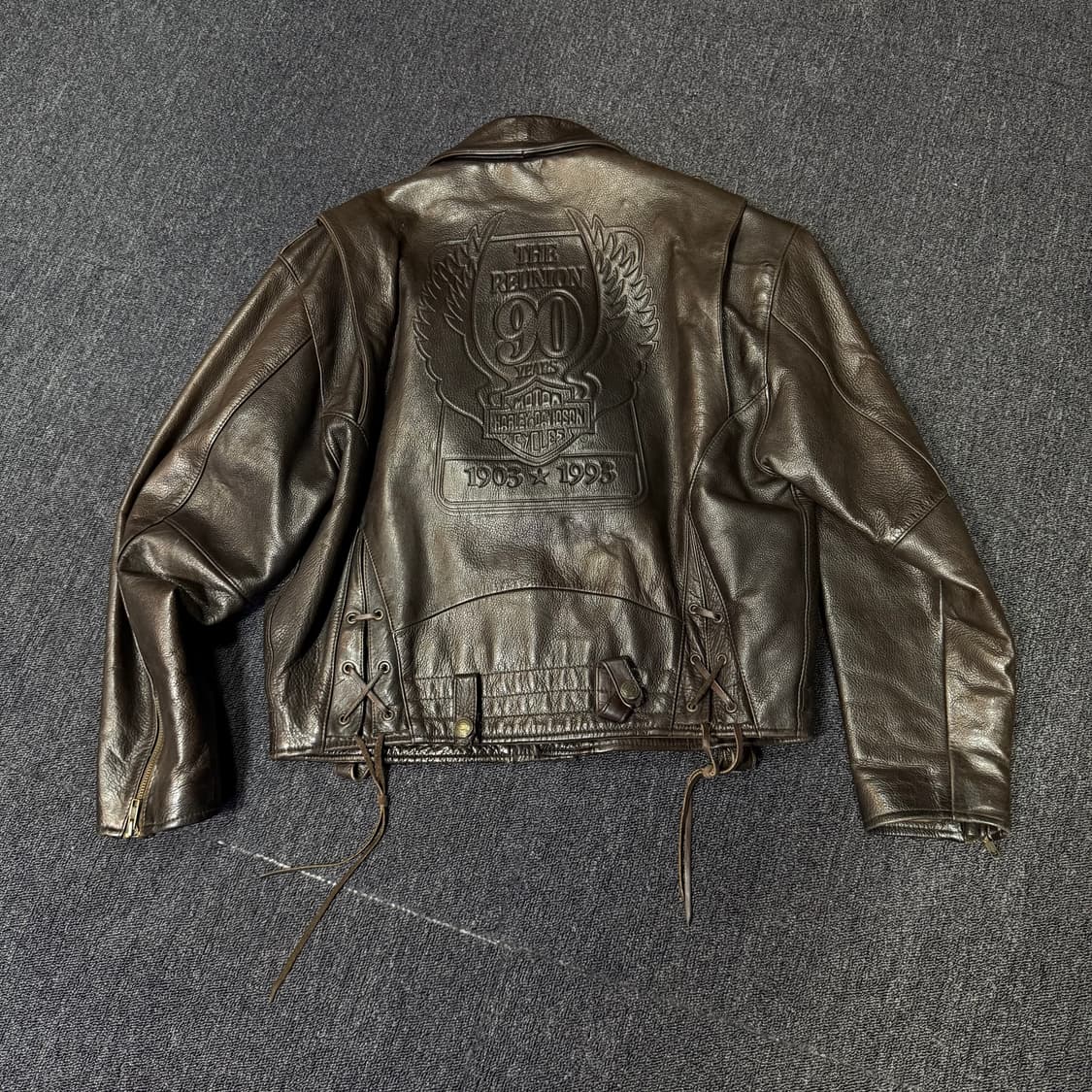 할리데이비슨 90주년 usa 라이더자켓  상품이미지6