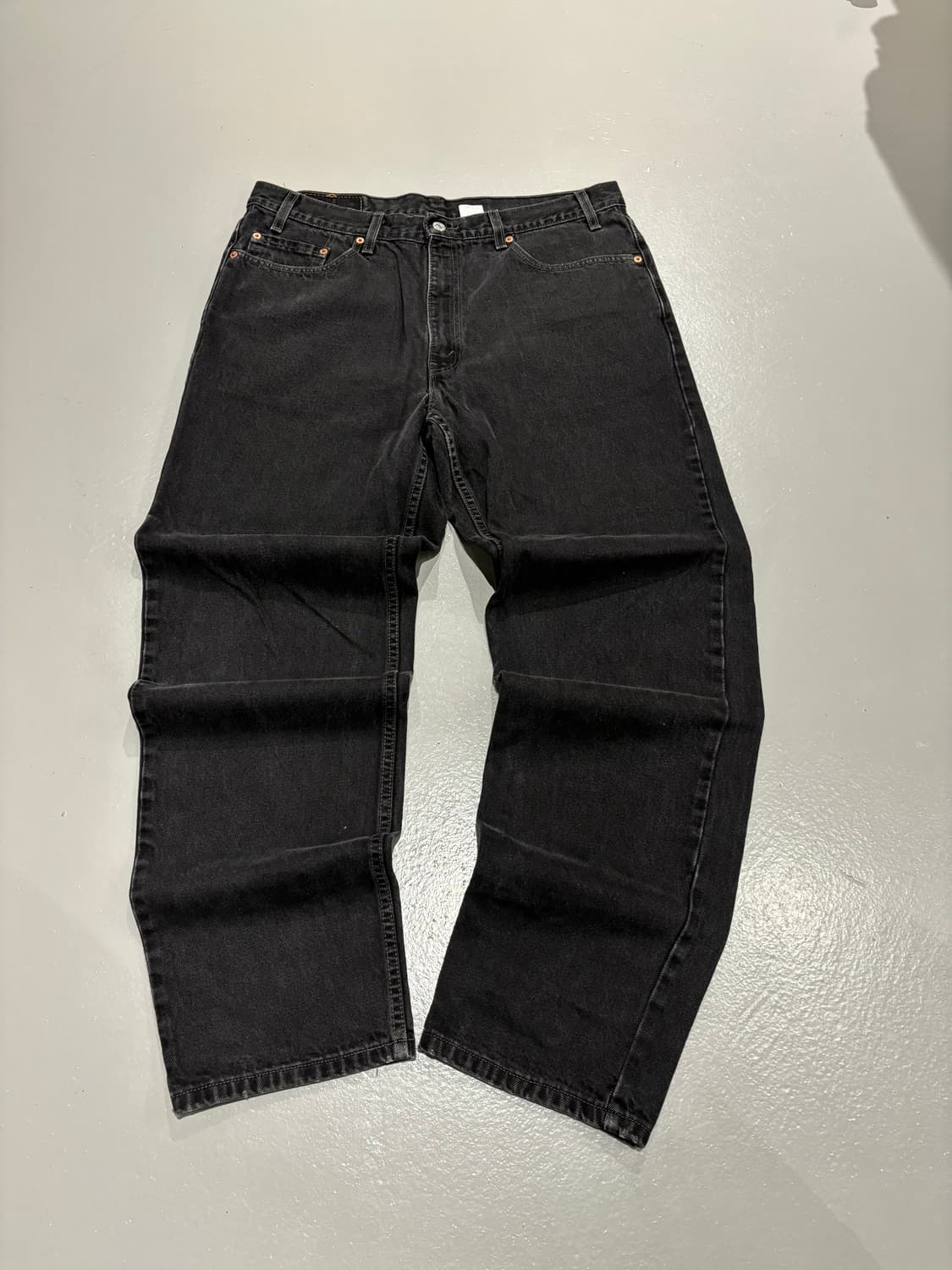 리바이스 550 흑청 데님 팬츠   상품이미지6