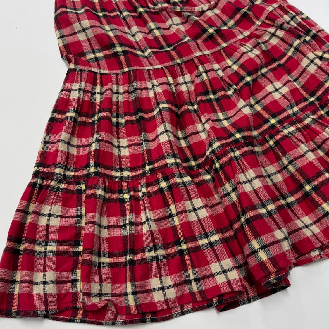 Beams Boy flannel tired skirt 상품이미지5