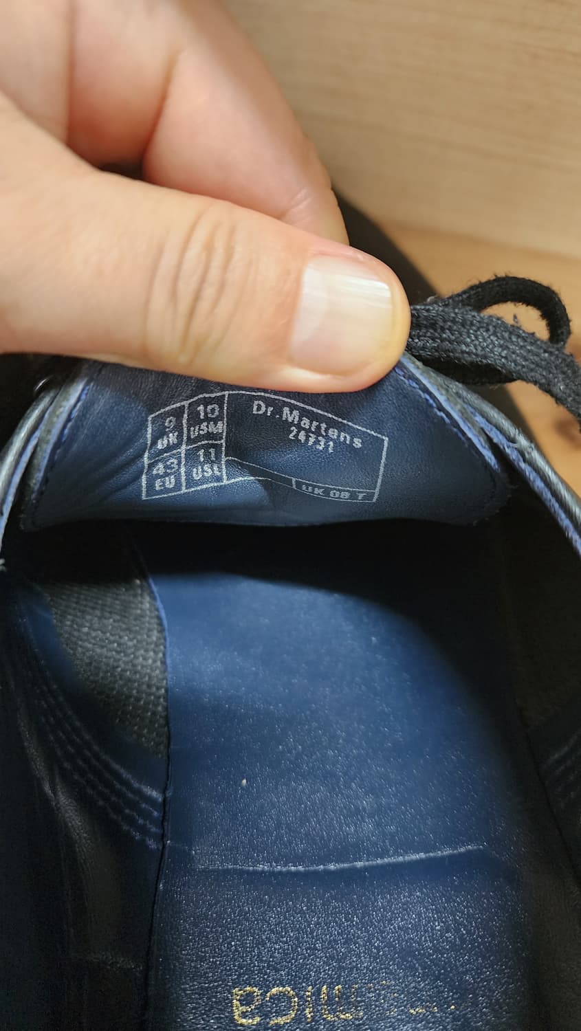닥터마틴 나나미카 블랙 더비슈즈 280 상품이미지8
