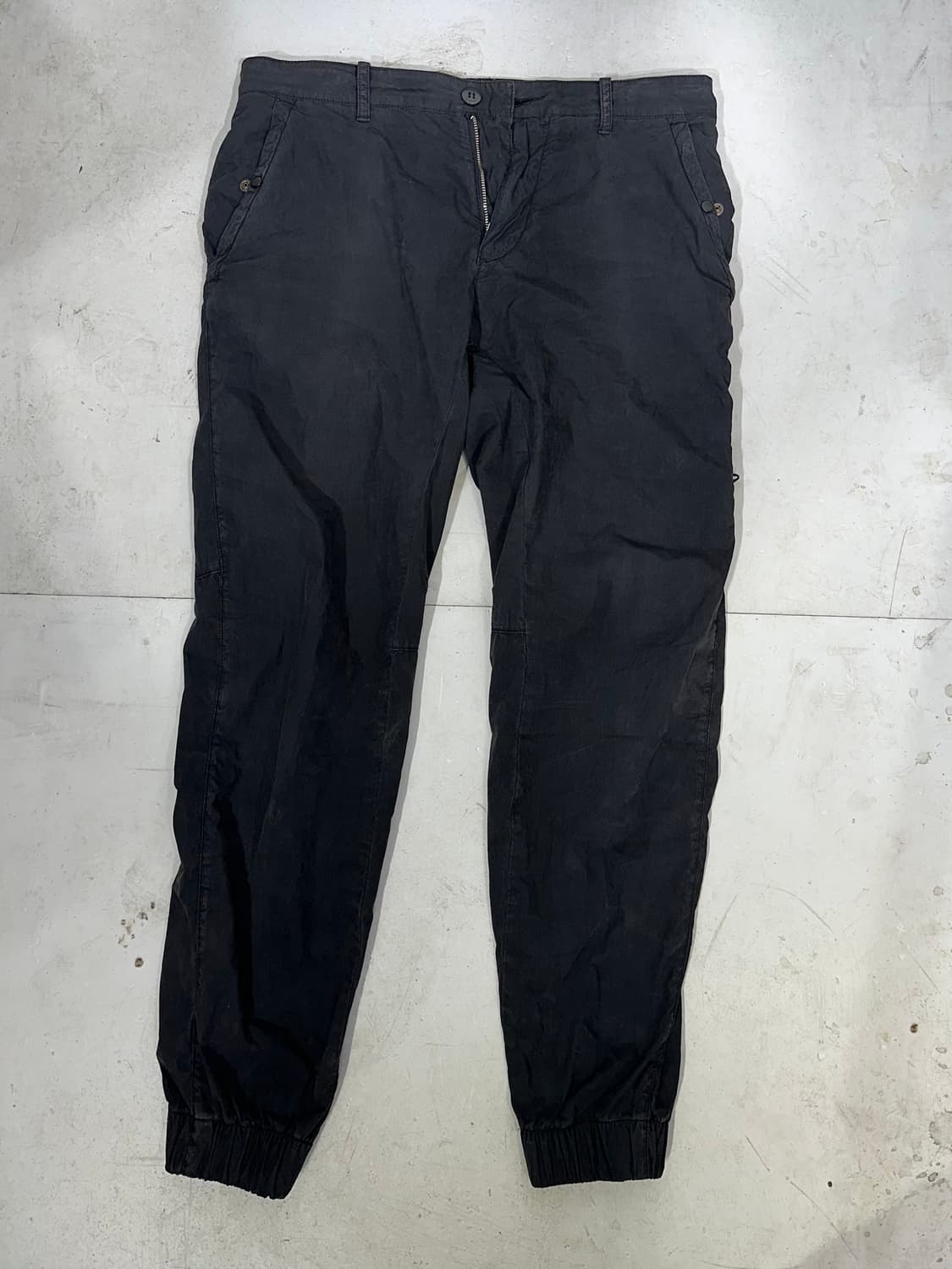 Cp 컴퍼니 씨피컴퍼니 블랙 새깅 힙합 팬츠 트랙 조거 팬츠  상품이미지4