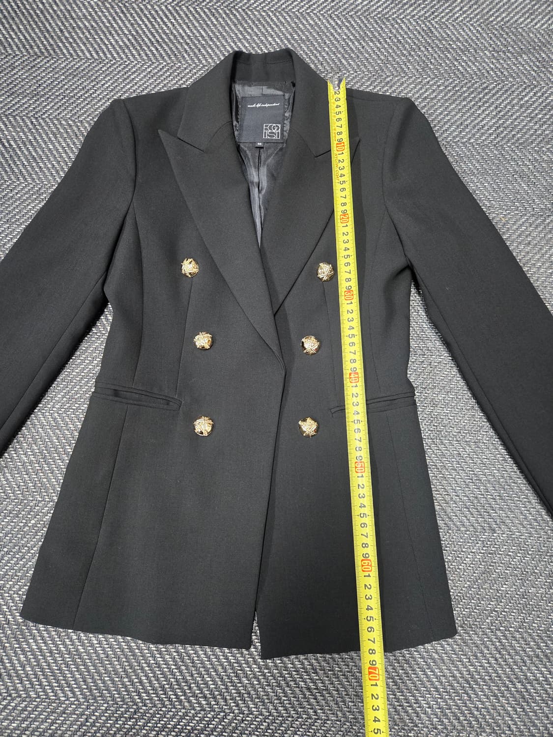 에고이스트 블랙 더블 자켓  상품이미지9