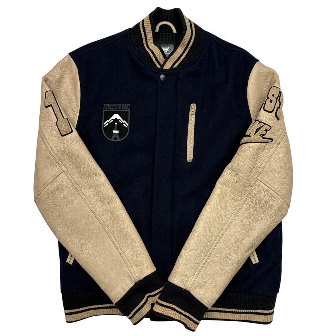 나이키 NSW 디스트로이어 레더 울 바시티 자켓 L 상품이미지1