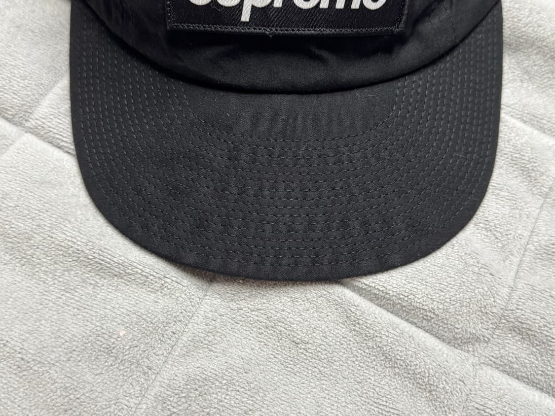 슈프림 워시드 치노 트윌 캠프캡 블랙 상품이미지6
