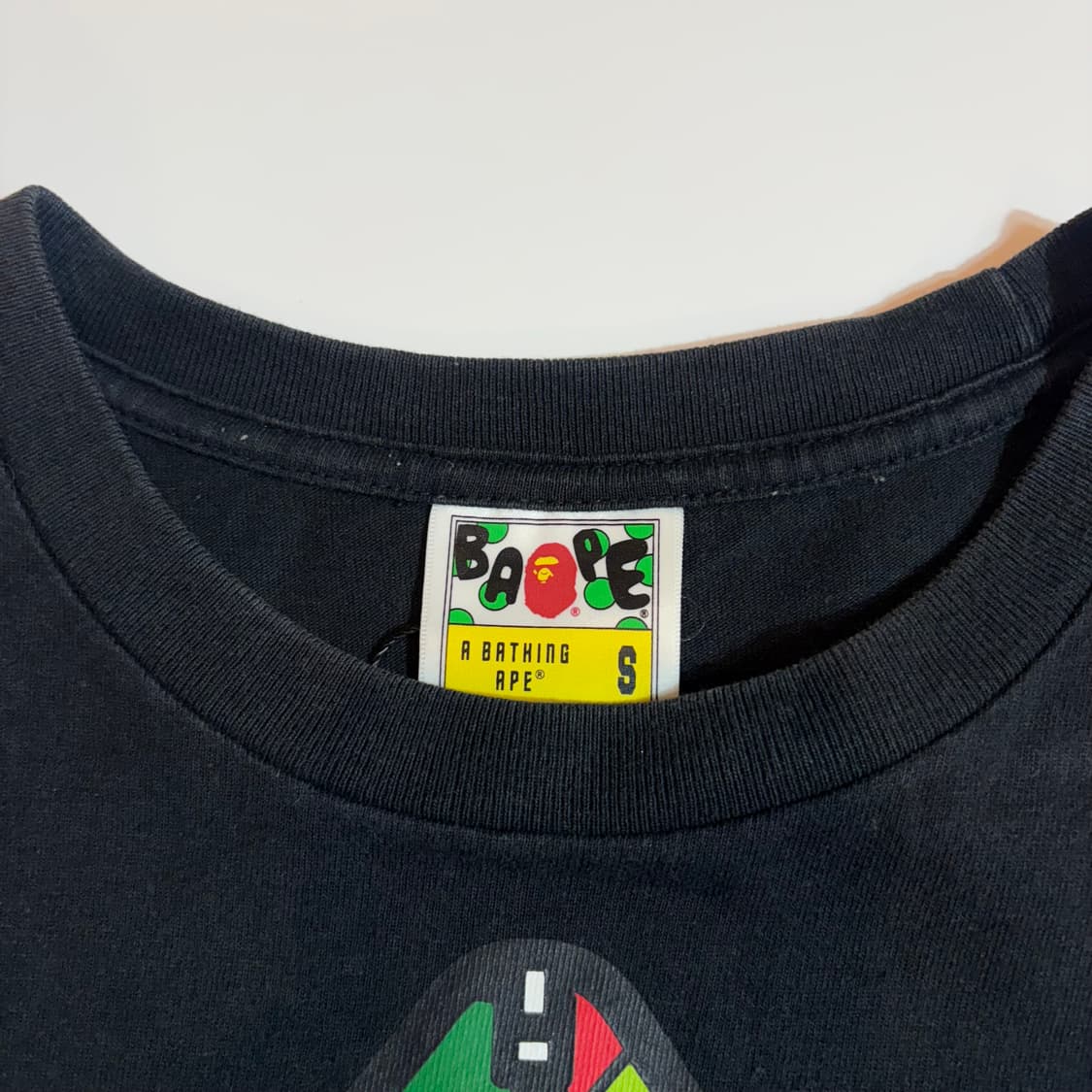 베이프 그래픽 프린트 반팔 티셔츠 상품이미지3