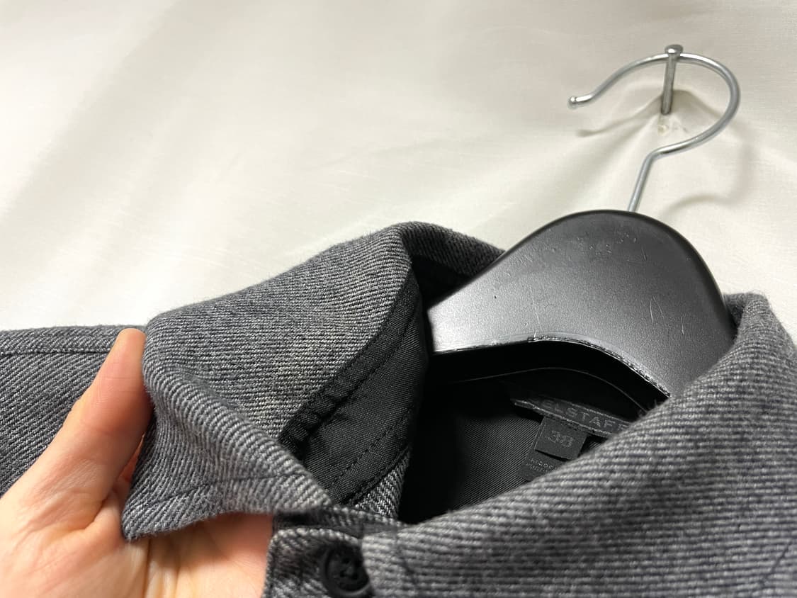 한섬 BELSTAFF 벨스타프 플란넬 멀티포켓 셔츠 _ 차콜 상품이미지8